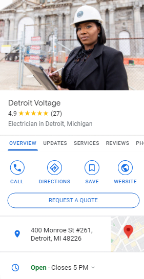 Google My Business Example